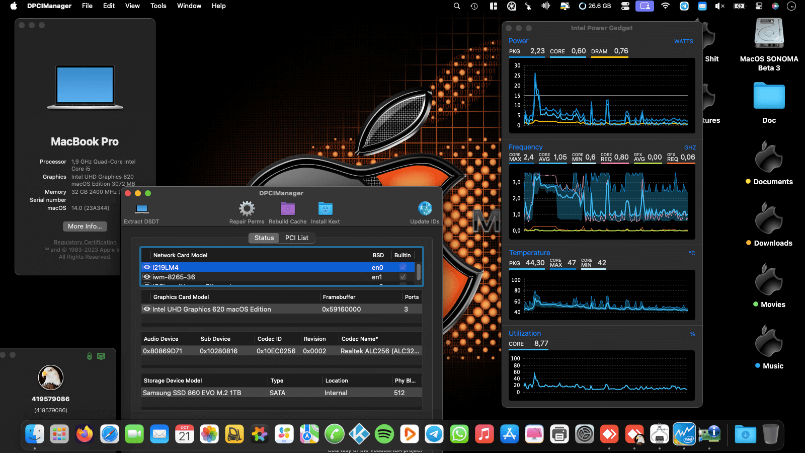 Dell Latitude 5490 [KabyLake R + Intel UHD 620 + I2C]   OpenCore 1
